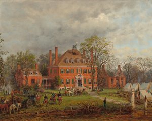 The Old Westover House ، ١٨٦٩. بواسطة إدوارد لامبون هنري