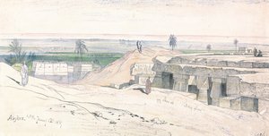 أبيدوس، الساعة 1:00 بعد الظهر، 12 يناير 1867 (134) بواسطة إدوارد لير