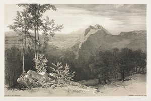 سيفيتيلا دي سوبياكو ، ج. 1840. بواسطة إدوارد لير