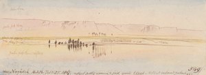 بالقرب من Negadeh 8:00 صباحًا ، 25 فبراير 1867 (549) بواسطة إدوارد لير