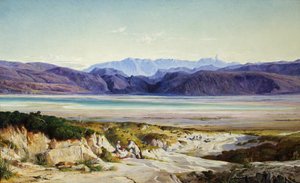 جبال Thermopylae بواسطة إدوارد لير