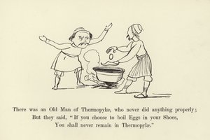 كان هناك رجل عجوز من Thermopylae ، لم يفعل أي شيء بشكل صحيح بواسطة إدوارد لير