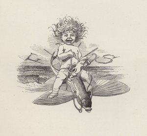 Illustration for The Water-Babies by Charles Kingsley (engraving) بواسطة إدوارد لينلي (بعد) سامبورن