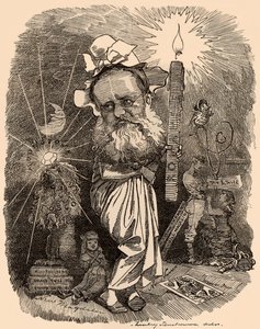 كارتون ويلكي كولينز (1824-1889) الروائي بواسطة إدوارد لينلي سامبورن