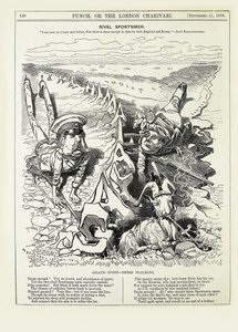 الرياضيون المتنافسون. أقول الآن ، كما قلت من قبل ، أن هناك مساحة كافية ... ، 1878. بواسطة إدوارد لينلي سامبورن