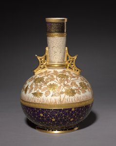 مزهرية ، مصنوعة من شركة فاينس للتصنيع ، الولايات المتحدة الأمريكية ، c.1884-1887 بواسطة إدوارد ليسيت