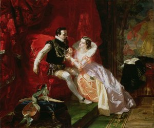 ليستر وآيمي روبسارت في قاعة كومنور ، 1866 بواسطة إدوارد ماثيو وارد
