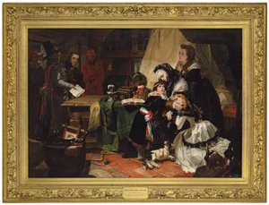 الفصل الأخير من ماري أنطوانيت وابنها ، 1856