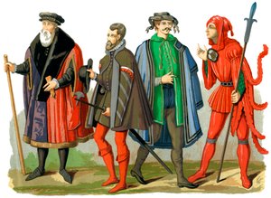 الأزياء الألمانية ، من القرن الخامس عشر إلى السادس عشر 1849.
