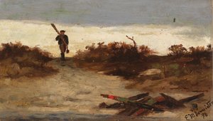 صياد بالمياه 1886. بواسطة إدوارد ميتشل بانيستر