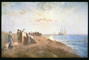 نزول الحجاج (زيت على قماش)