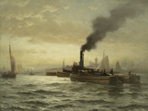 ميناء نيويورك ، مدينة نيويورك ، 1880