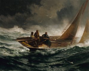 ركوب العاصفة ، كاليفورنيا. 1889.