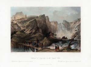 ساد تينغ هوو ، على بحيرة تريبود ، الصين ، c1840. بواسطة إدوارد باكسمان براندارد