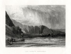 جسر العمالقة ، مقاطعة أنتريم ، أيرلندا الشمالية ، 1884