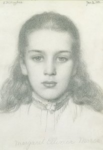 مارغريت إلينور مورس ، 2 يناير 1882 بواسطة إدوارد روبرت هيوز