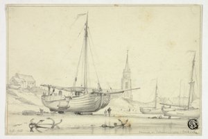 الكنيسة في Scheveningen بواسطة إدوارد ويليام كوك