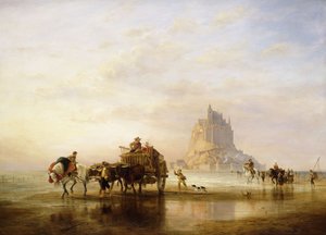 مونت سانت ميشيل ، 1840 بواسطة إدوارد ويليام كوك