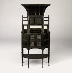 مجلس الوزراء Ebonised ، c.1873 بواسطة إدوارد ويليام جودوين