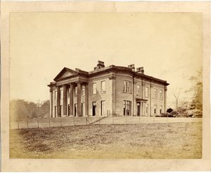 Vview of Roundhay House ، Roundhay Park ، ليدز (طباعة زلال) بواسطة إدوارد ورمالد
