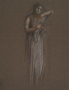 الدراسة المبكرة ل بواسطة Edwin Austin Abbey