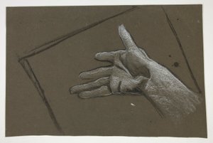 رسم اليد بواسطة إدوين أوستن أبي