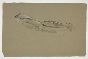 رسم لرجل بواسطة إدوين أوستن أبي