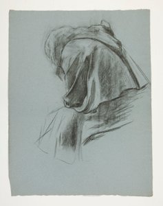 دراسة المغادرة ، من The Quest of the Holy Grail (سلسلة من خمسة عشر لوحة لمكتبة بوسطن العامة ، اكتملت في عام 1901) بواسطة إدوين أوستن أبي