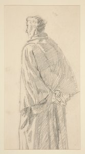 دراسة رجل بالرداء بواسطة Edwin Austin Abbey