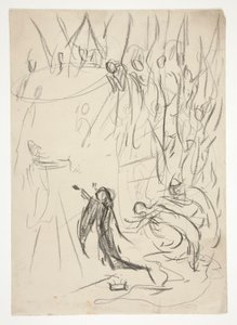 The Achievement of the Grail ، دراسة عن The Quest of the Holy Grail (سلسلة من خمسة عشر لوحة لمكتبة بوسطن العامة ، اكتملت في عام 1901) بواسطة إدوين أوستن أبي