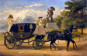 "The Dress Carriage of Viscount Eversley in Hyde Park" ، c1856