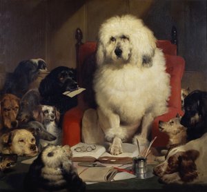 Trial by Jury, or Laying down the Law, c.1840 (oil on canvas)