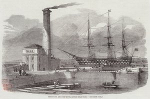 رصيف الدخول ومضخة البيت ، Keyham Steam-Yard