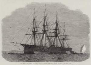 أسطولنا المكسو بالحديد ، HM Steam-Frigate Achilles قبالة فولي بوينت ، تشاتام بواسطة Edwin Weedon