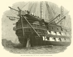 كابل التلغراف الأطلسي ، صارمة من HMS Agamemnon