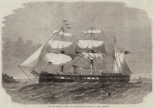 الأسطول الجديد المكسو بالحديد ، HM Steam-Frigate Royal Oak ، 32 Guns