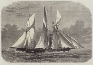 The Royal Thames Yacht Club Schooner-Match ، وجولة Xantha و Gloriana في Nore