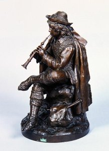 بوي إن هات ، حوالي 1870 (برونزي) بواسطة إدوين فايسنفيلز