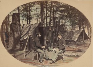 الحياة في كامب ، مقر شركة 6th Corp ، كاليفورنيا. 1864.