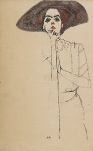 صورة لامرأة ، 1910. بواسطة ايغون شييل