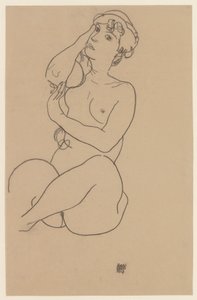 مستلق عاري ، 1917