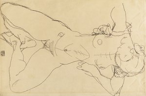 مستلق عاري ، 1914