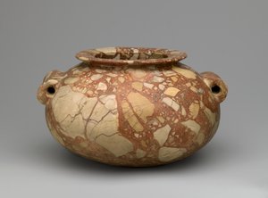 مرطبان بمقابض أنبوبيّة ، c.3600-3000 قبل الميلاد (بريشيا) بواسطة مصري