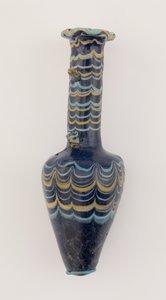 زجاجة ، المملكة الحديثة ، c.1425-1362 قبل الميلاد (زجاج)