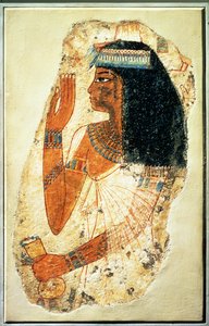 المرأة تجيبو ، من طيبة ، قبر 181 ، المملكة الحديثة (جص مطلي) بواسطة الأسرة الثامنة عشر المصرية