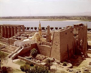 منظر جوي للمعبد