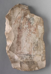 أوستراكون: رمسيس الثاني ربت من قبل آلهة ، ج 1279-1213 قبل الميلاد بواسطة الأسرة المصرية التاسعة عشرة