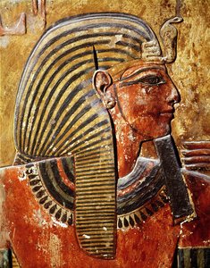 رأس سيتي الأول (حكم 1294-1279 قبل الميلاد) من مقبرة سيتي ، المملكة الحديثة (رسم جداري)