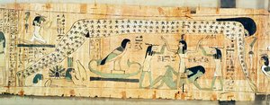 ورق البردي الجنائزي لجيدخونسويفانه الذي يصور الجيب والجوز ، الفترة المتوسطة الثالثة (ورق البردي)