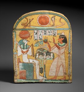 لوحة من Aafenmut ، من طيبة ، الفترة المتأخرة ، c.924-889 قبل الميلاد (خشب مطلي)